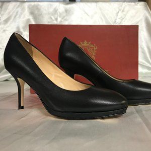 Ukies Twilight Black Napa Paris Leather Pump